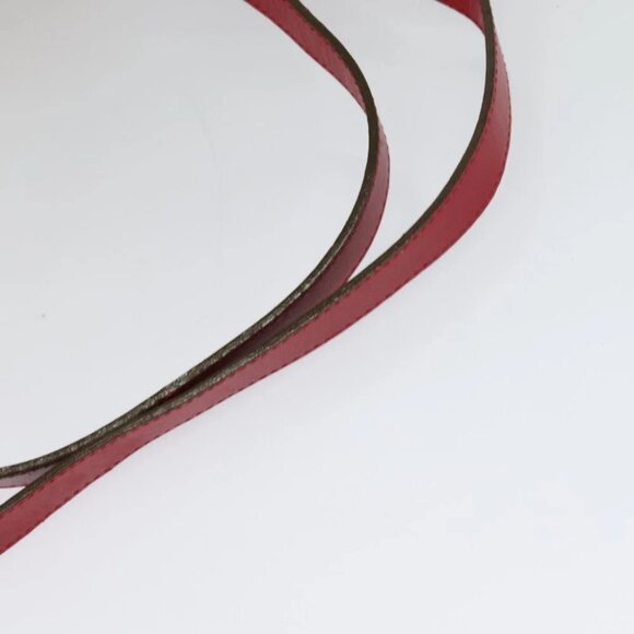 Christian Dior Backpack Leather Red Gold Auth - Picture 16 of 16